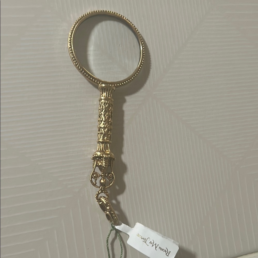 Gold Magnifying Glass
